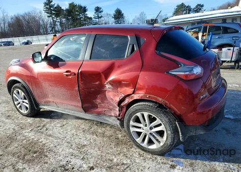 2016 Nissan Juke S из США, поврежденный, VIN JN8AF5MV3GT654526